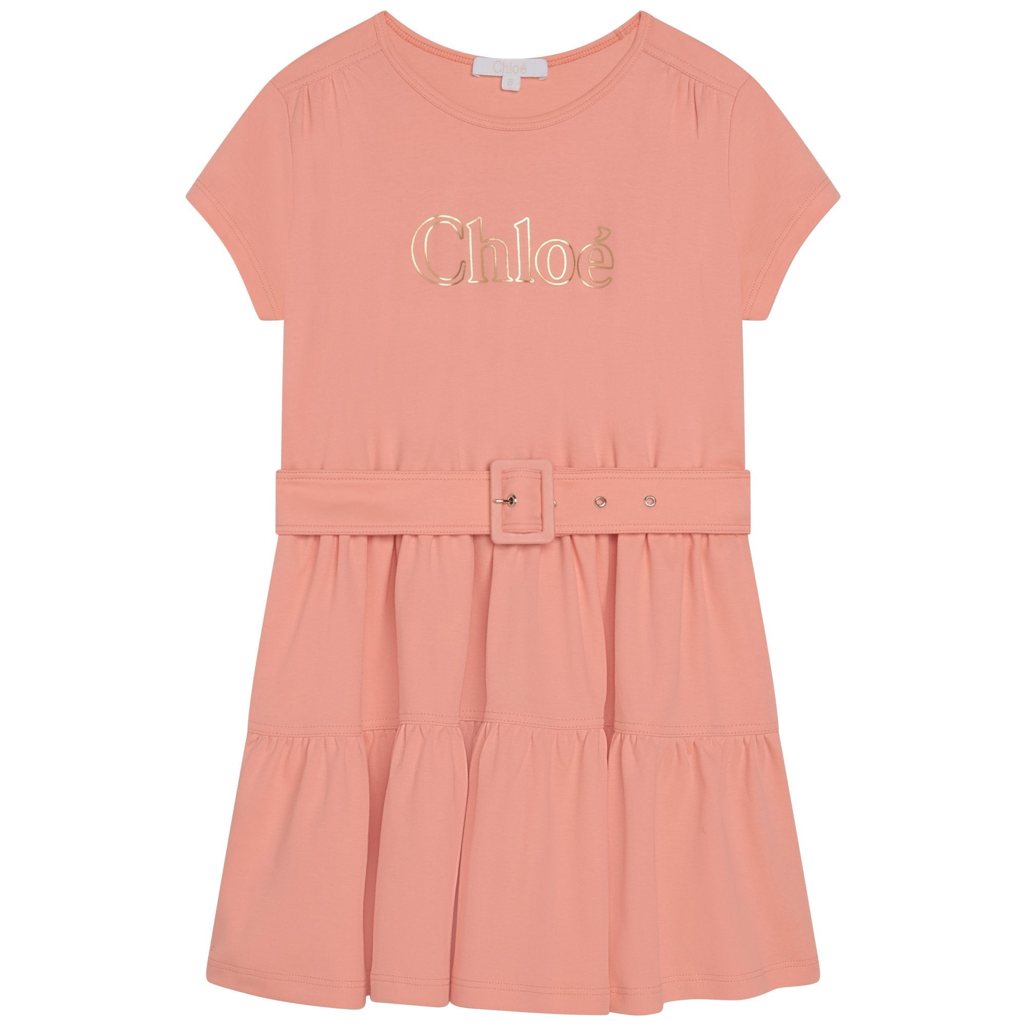 Chloe Girls Light Pink Dress+Belt Chloe Girls Light Pink Dress+Belt