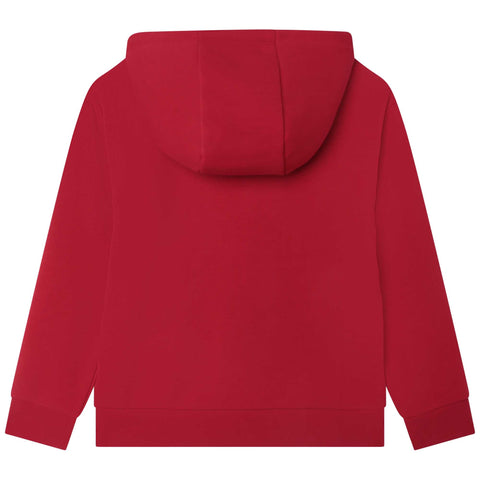 DKNY Boys Red Zip Up Hoodie DKNY Boys Red Zip Up Hoodie