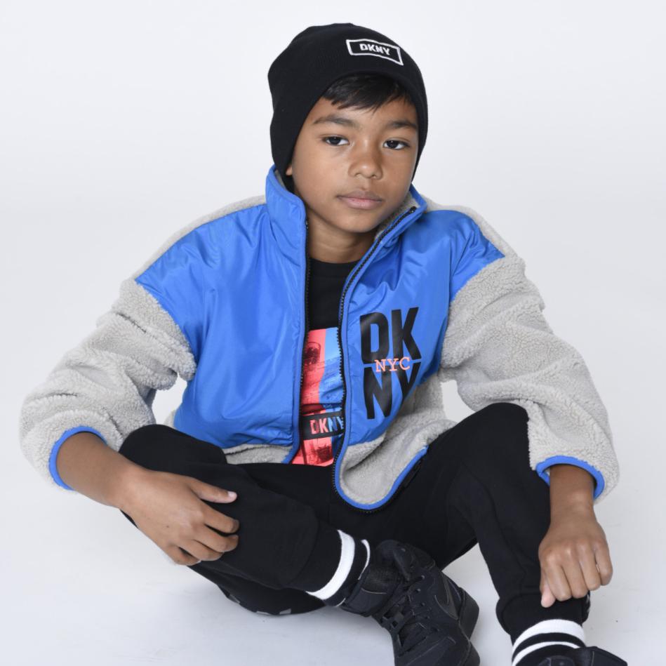 DKNY Boys Stone Zip Up Jacket DKNY Boys Stone Zip Up Jacket
