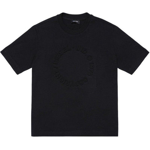 Diesel Boys Black 3D Logo T-Shirt Diesel Boys Black 3D Logo T-Shirt