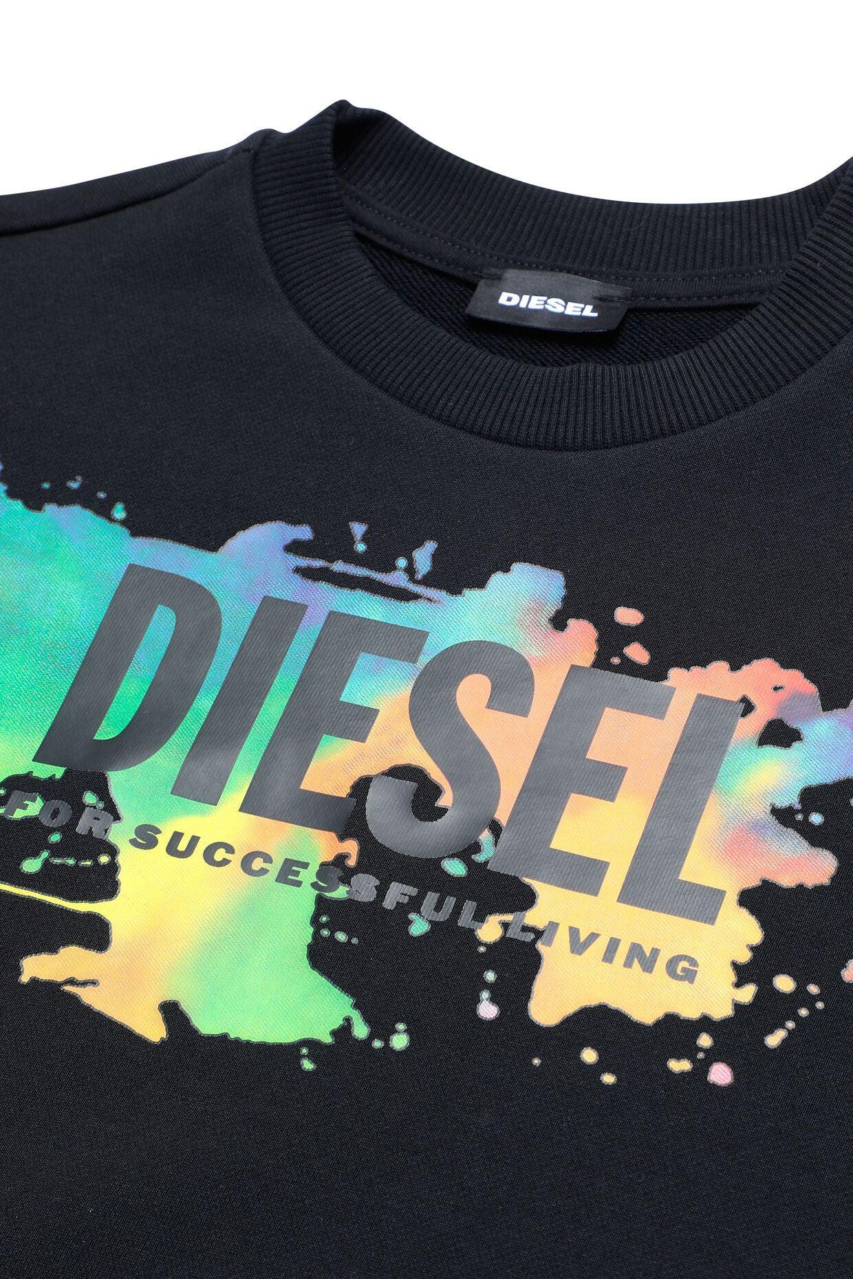 Diesel Boys Black Sdosky Hoodie Diesel Boys Black Sdosky Hoodie