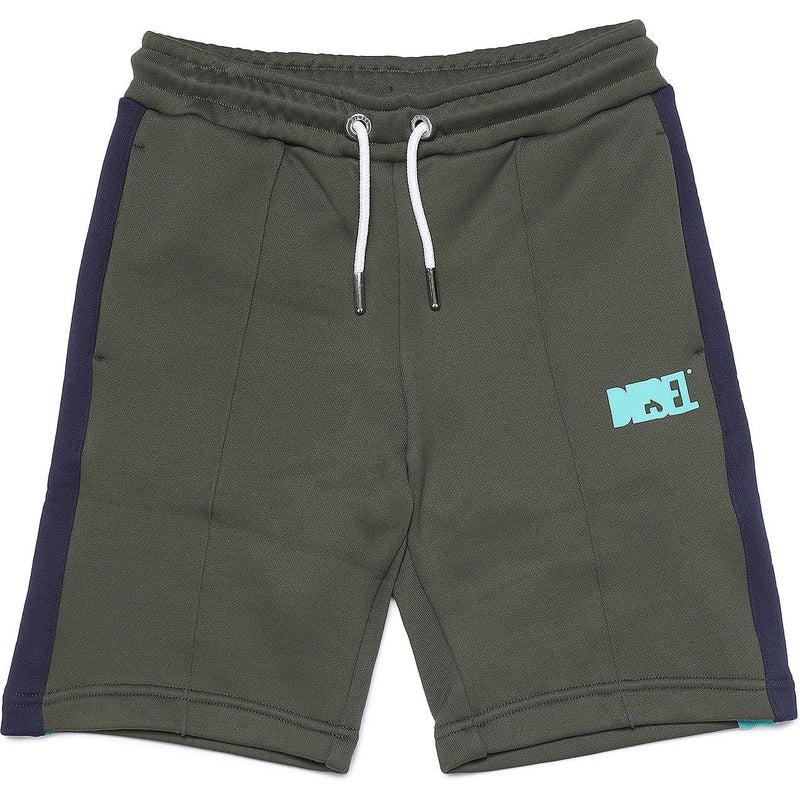 Diesel Boys Khaki Logo Shorts Diesel Boys Khaki Logo Shorts
