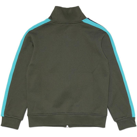 Diesel Boys Khaki Zip Up Hoodie Diesel Boys Khaki Zip Up Hoodie