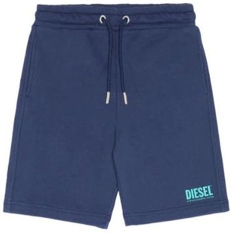 Diesel Boys Navy Fleece Logo Shorts Diesel Boys Navy Fleece Logo Shorts