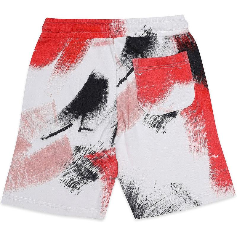 Diesel Boys Red Dye Print Shorts Diesel Boys Red Dye Print Shorts