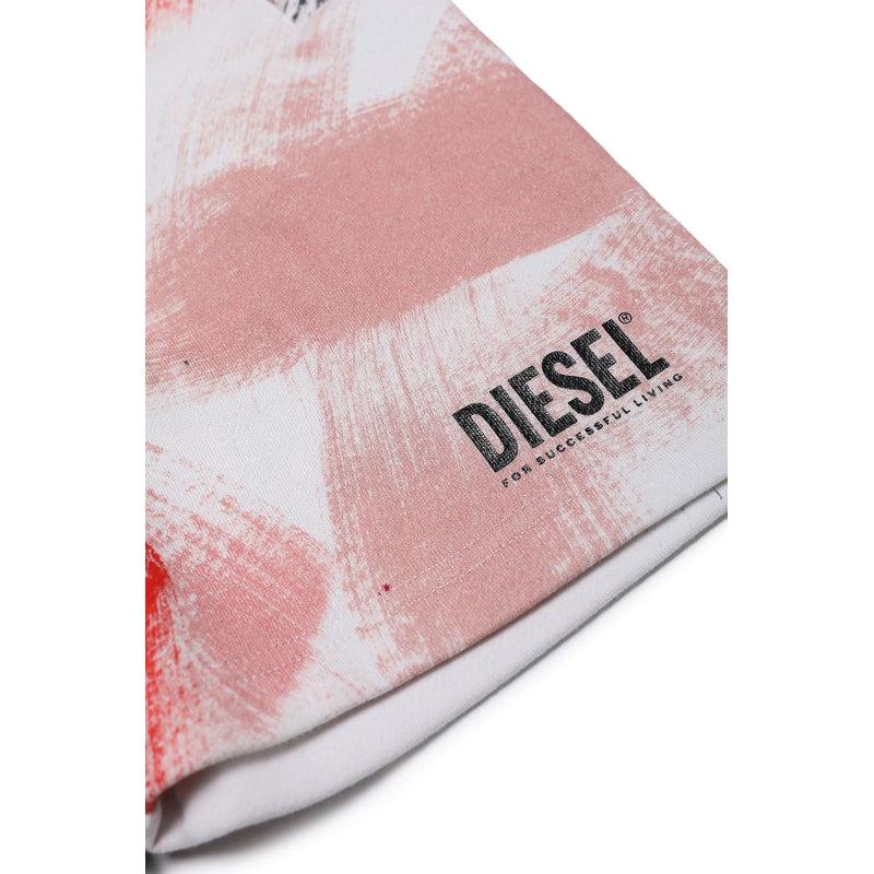 Diesel Boys Red Dye Print Shorts Diesel Boys Red Dye Print Shorts