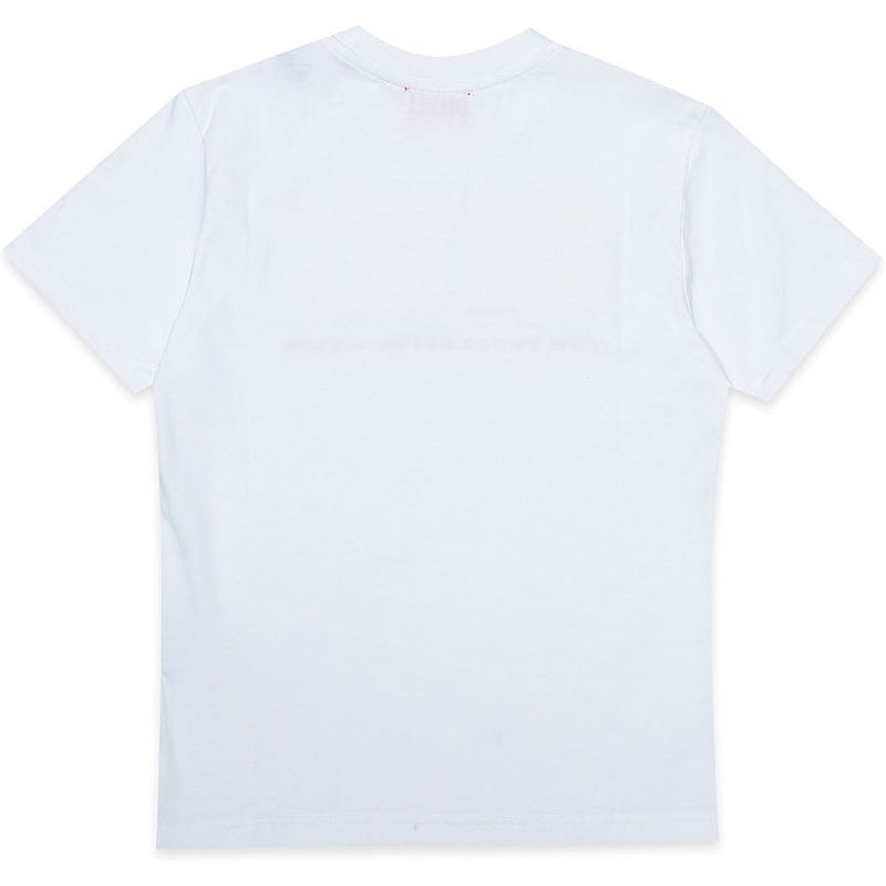 Diesel Boys White Living Print T-Shirt Diesel Boys White Living Print T-Shirt