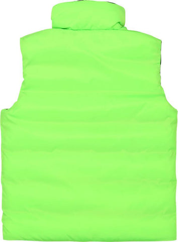 DKNY Boys Reversible Green & Black Gilet DKNY Boys Reversible Green & Black Gilet