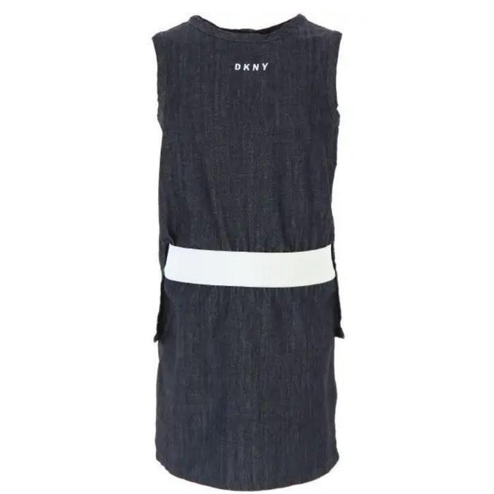 DKNY Girls Denim Sleeveless Dress DKNY Girls Denim Sleeveless Dress