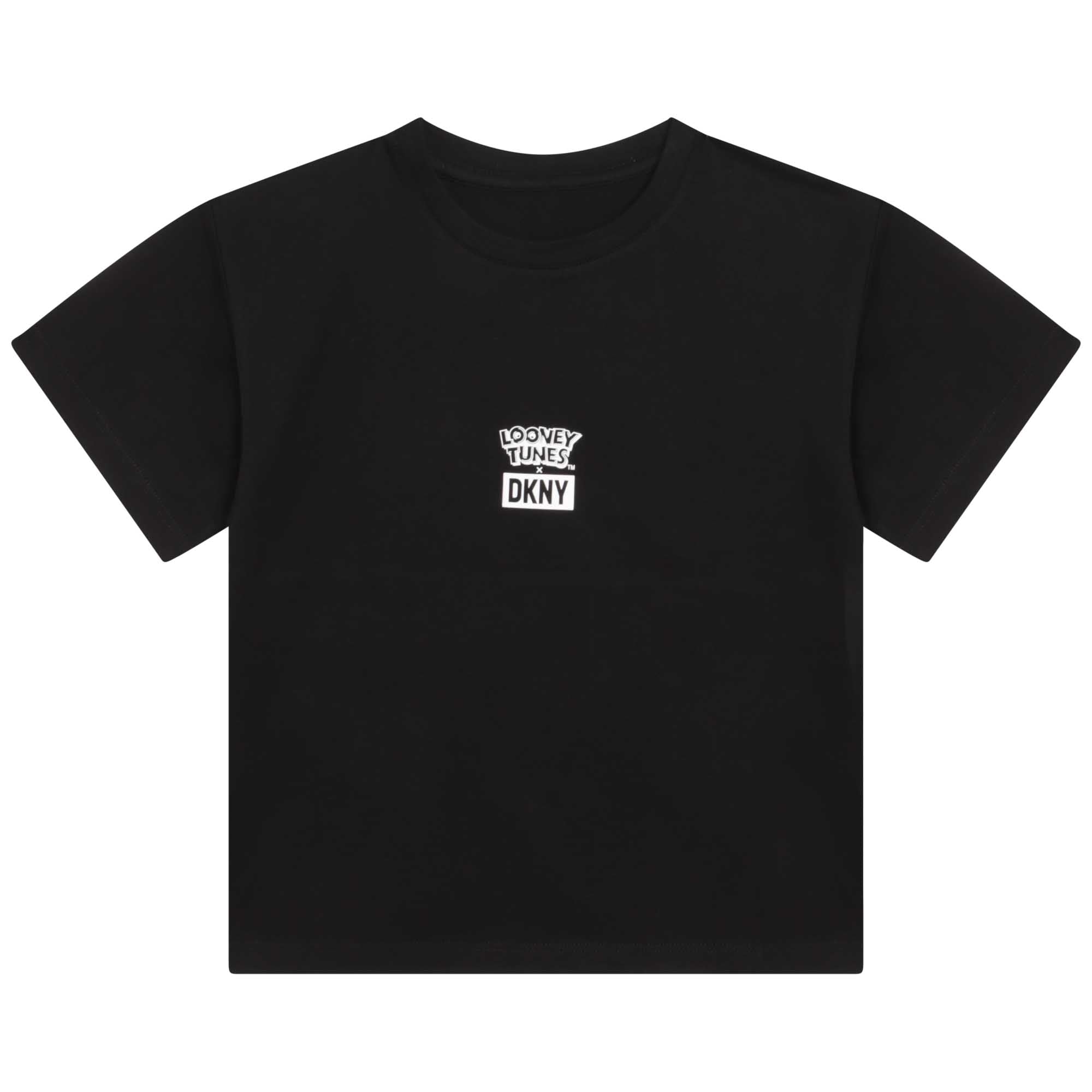 DKNY Unisex Black Cotton Looney Tunes T-Shirt DKNY Unisex Black Cotton Looney Tunes T-Shirt