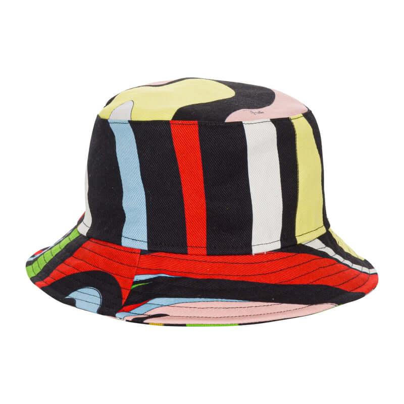 Emilio Pucci Girls Black Bucket Hat Emilio Pucci Girls Black Bucket Hat