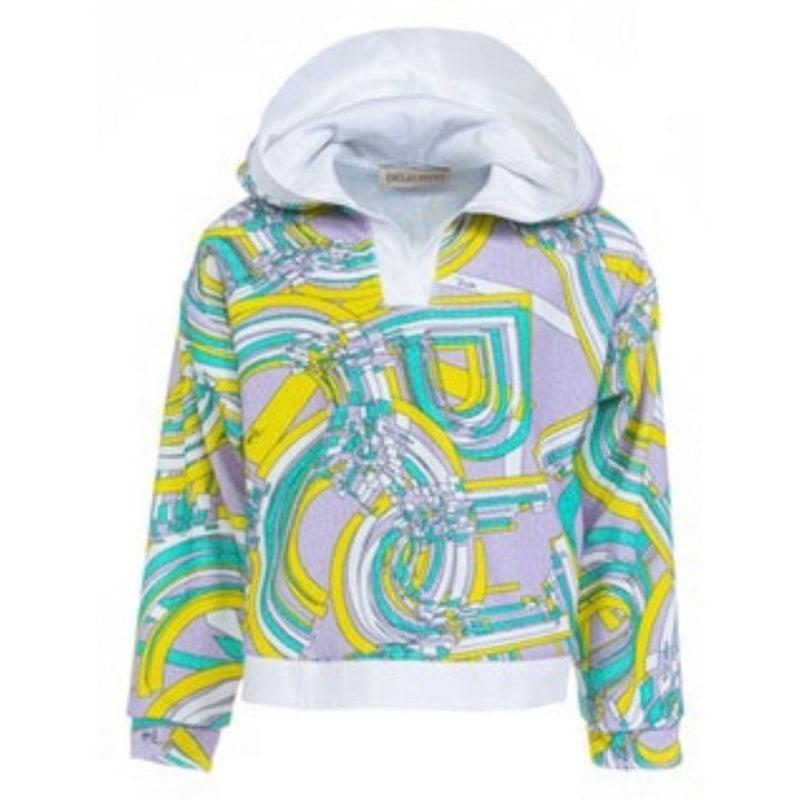 Emilio Pucci Girls Esploso Print Hoodie Emilio Pucci Girls Esploso Print Hoodie