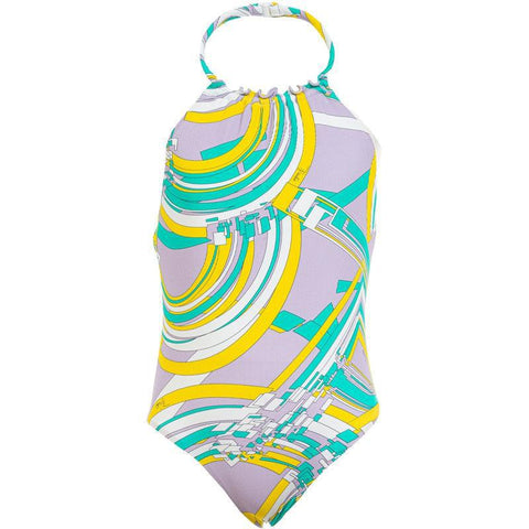 Emilio Pucci Girls Esploso Print Swimsuit Emilio Pucci Girls Esploso Print Swimsuit
