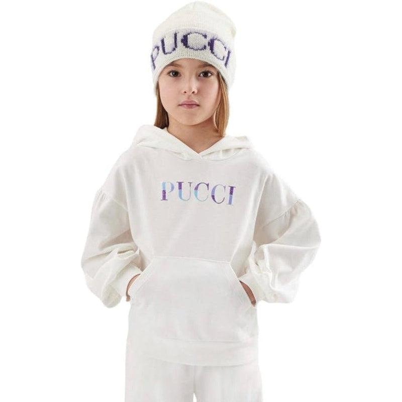 Emilio Pucci Girls Logo Knit Hat Emilio Pucci Girls Logo Knit Hat