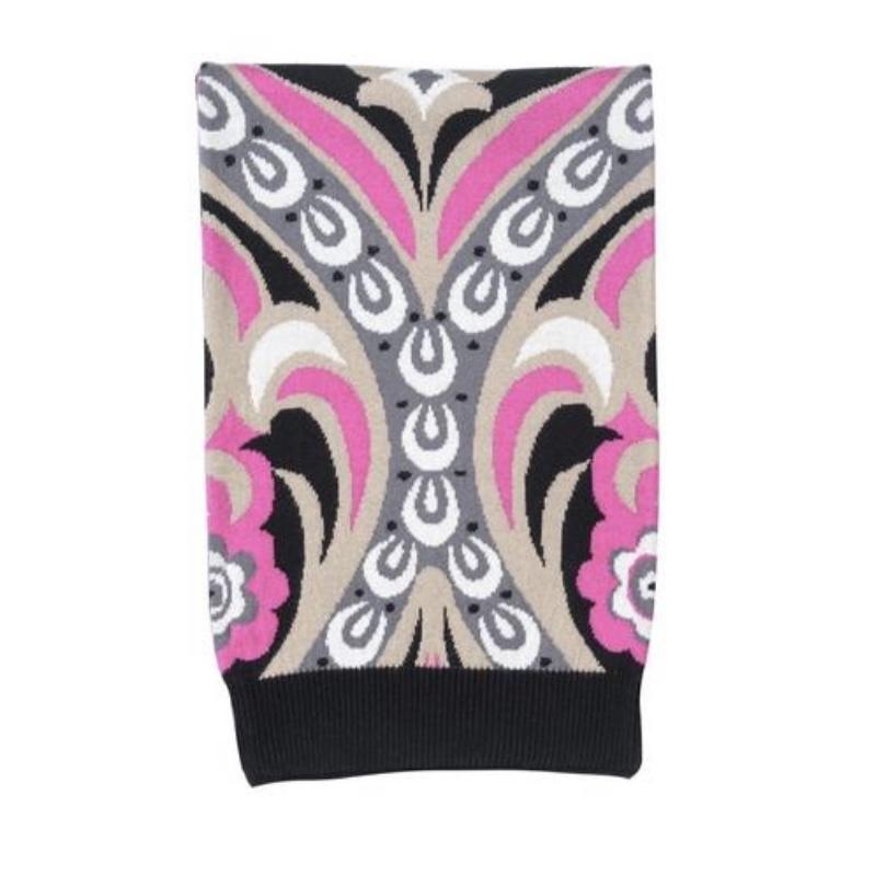 Emilio Pucci Girls Pink Cashmere Blend Scarf Emilio Pucci Girls Pink Cashmere Blend Scarf