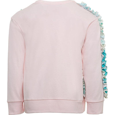 Emilio Pucci Girls Pink Lily Sweatshirt Emilio Pucci Girls Pink Lily Sweatshirt