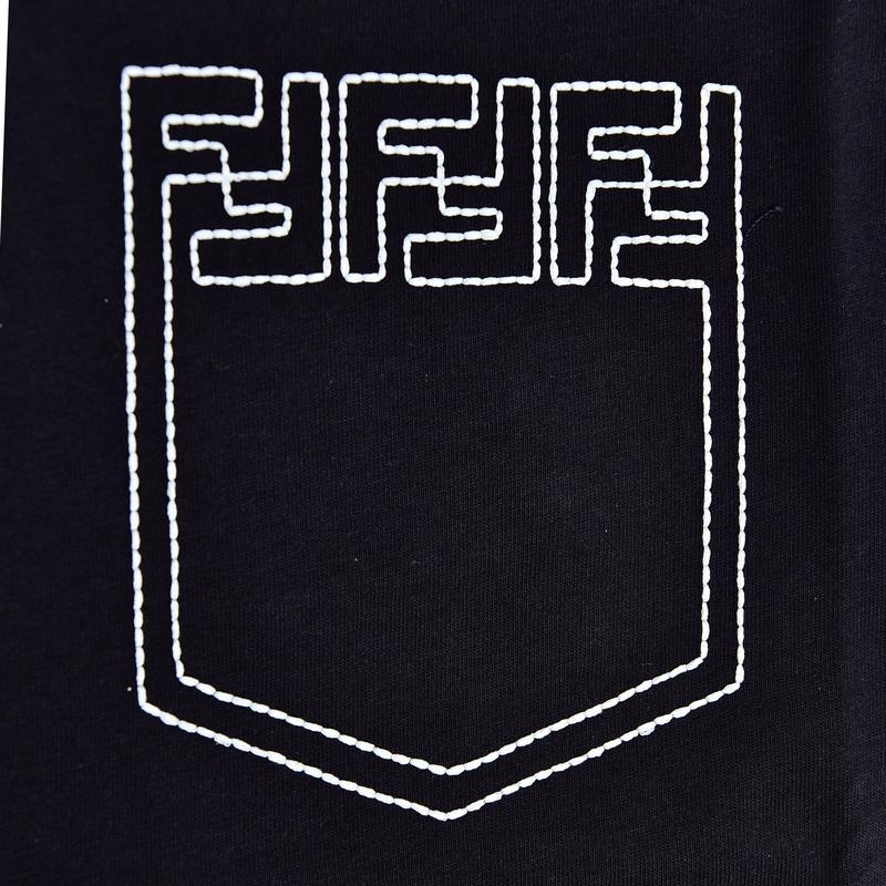 Fendi Boys Navy Logo T-shirt Fendi Boys Navy Logo T-shirt