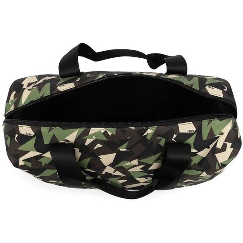 Fendi Fendi Kids Camouflage Print Gym Bag Fendi Fendi Kids Camouflage Print Gym Bag