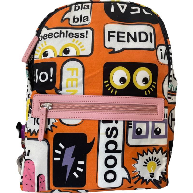Fendi Fendi Kids Speech Bubble Ruck Sack Fendi Fendi Kids Speech Bubble Ruck Sack
