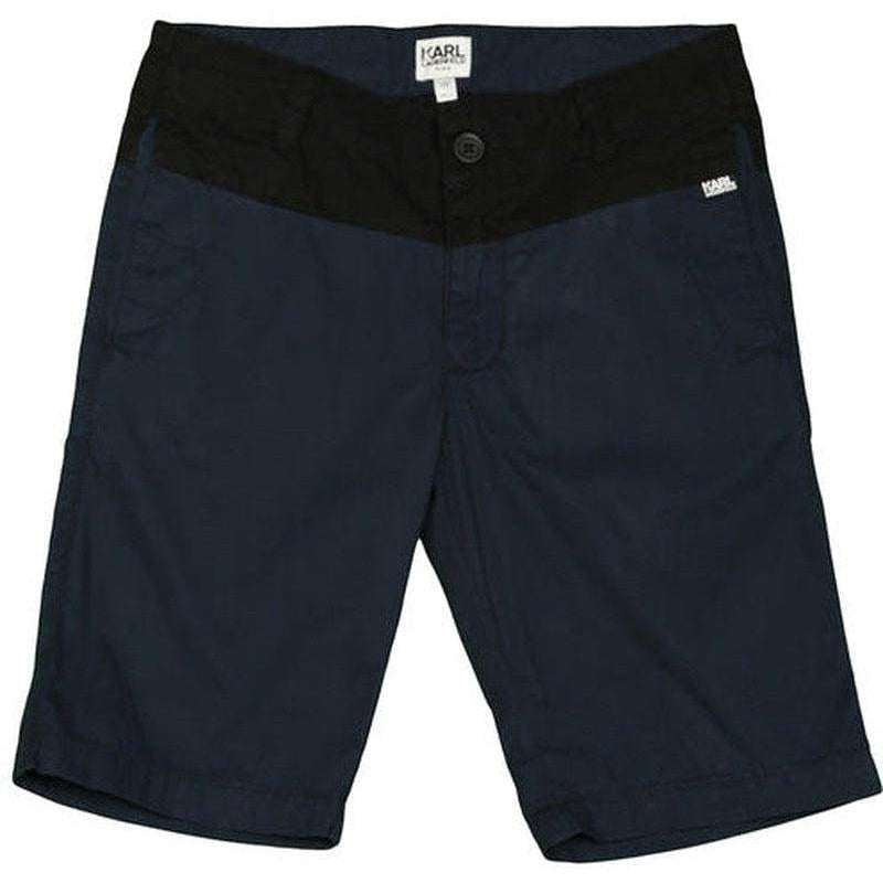Karl Lagerfeld Boys Navy Shorts Karl Lagerfeld Boys Navy Shorts
