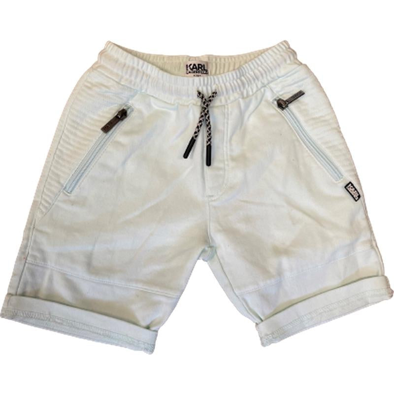 Karl Lagerfeld boys Pastel Green Jersey Shorts Karl Lagerfeld boys Pastel Green Jersey Shorts