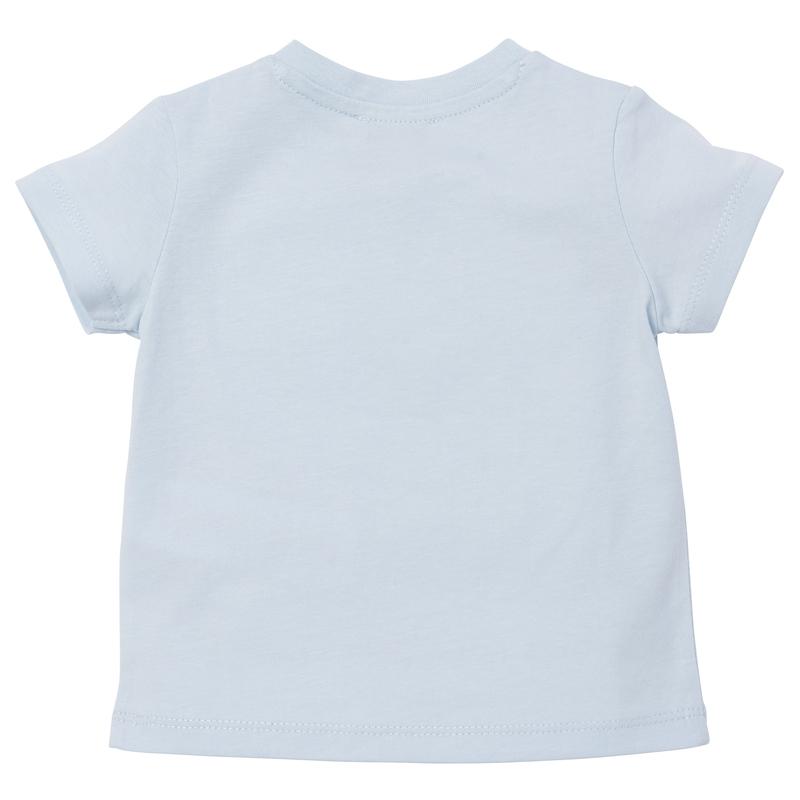 Kenzo Kids Baby Boys Blue Cross Logo T-Shirt Kenzo Kids Baby Boys Blue Cross Logo T-Shirt