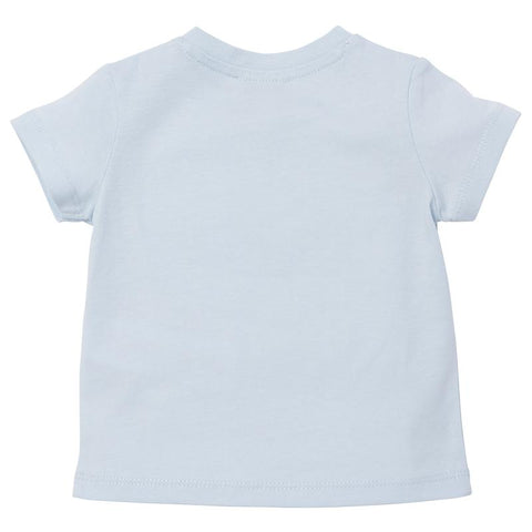 Kenzo Kids Baby Boys Blue Cross Logo T-Shirt Kenzo Kids Baby Boys Blue Cross Logo T-Shirt