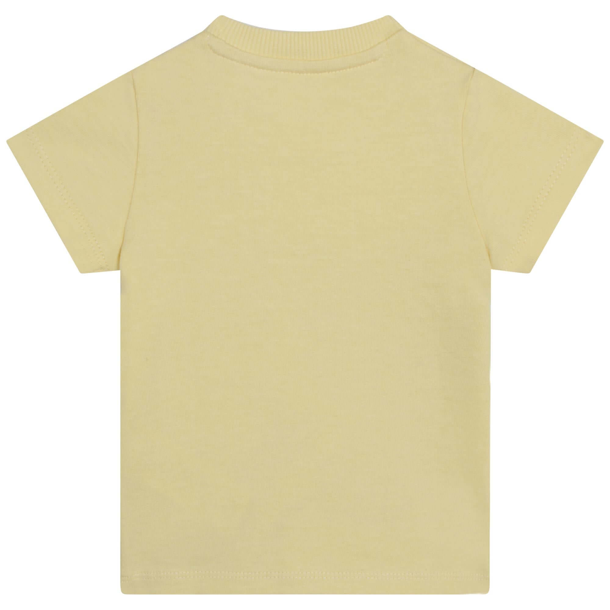Kenzo Kids Baby Boys Yellow And Grey Tiger Shorts Set Kenzo Kids Baby Boys Yellow And Grey Tiger Shorts Set