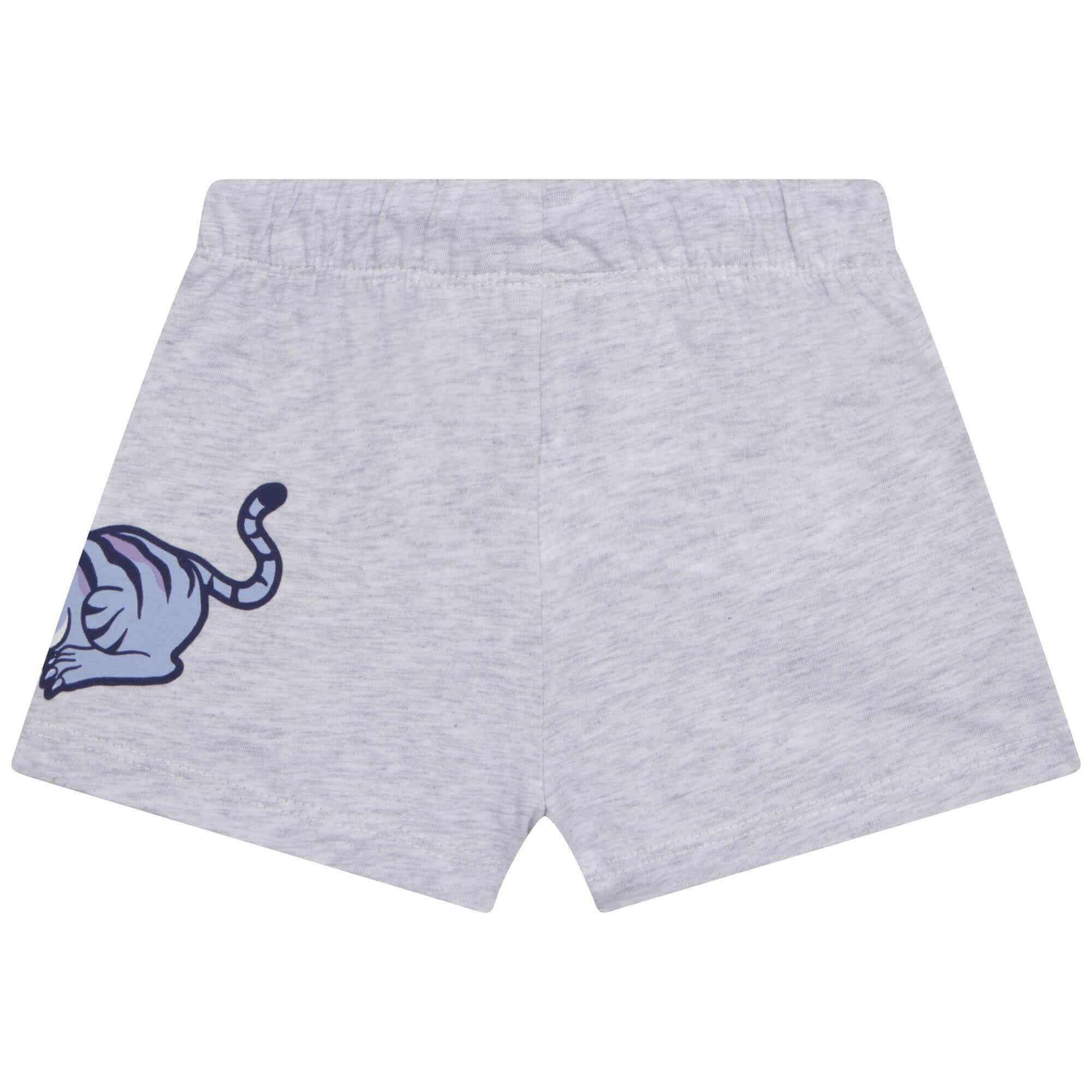 Kenzo Kids Baby Boys Yellow And Grey Tiger Shorts Set Kenzo Kids Baby Boys Yellow And Grey Tiger Shorts Set