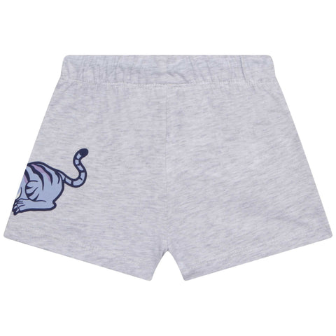 Kenzo Kids Baby Boys Yellow And Grey Tiger Shorts Set Kenzo Kids Baby Boys Yellow And Grey Tiger Shorts Set