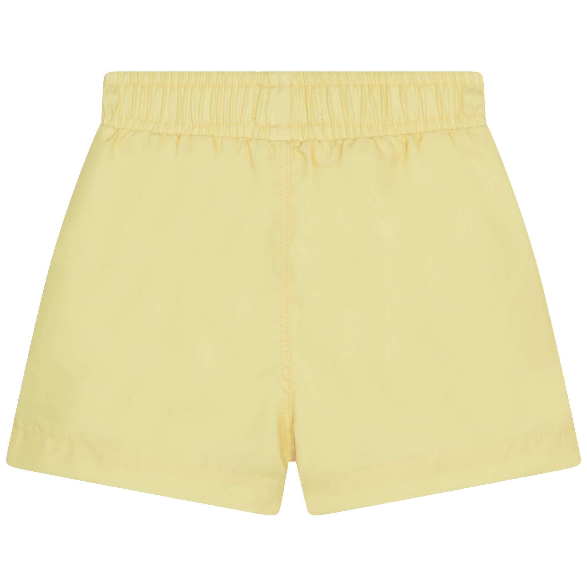 Kenzo Kids Baby Boys Yellow Logo Swim Shorts Kenzo Kids Baby Boys Yellow Logo Swim Shorts