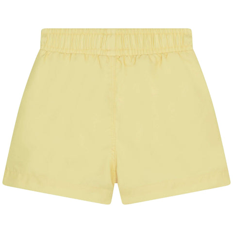 Kenzo Kids Baby Boys Yellow Logo Swim Shorts Kenzo Kids Baby Boys Yellow Logo Swim Shorts