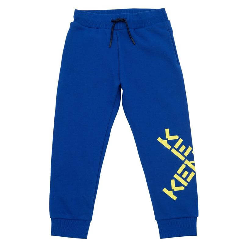 Kenzo Kids Boys Blue Joggers Kenzo Kids Boys Blue Joggers