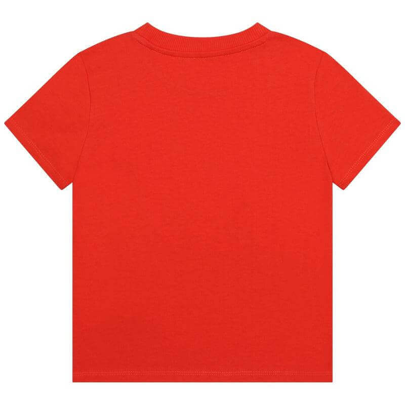 Kenzo Kids Boys Orange Giraffe T-shirt Kenzo Kids Boys Orange Giraffe T-shirt