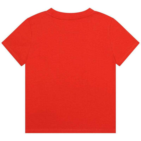 Kenzo Kids Boys Orange Giraffe T-shirt Kenzo Kids Boys Orange Giraffe T-shirt