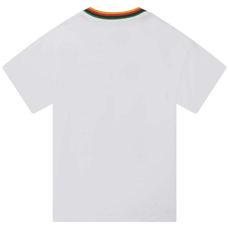 Kenzo Kids Boys White Bamboo Tiger T-Shirt Kenzo Kids Boys White Bamboo Tiger T-Shirt