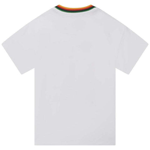 Kenzo Kids Boys White Bamboo Tiger T-Shirt Kenzo Kids Boys White Bamboo Tiger T-Shirt
