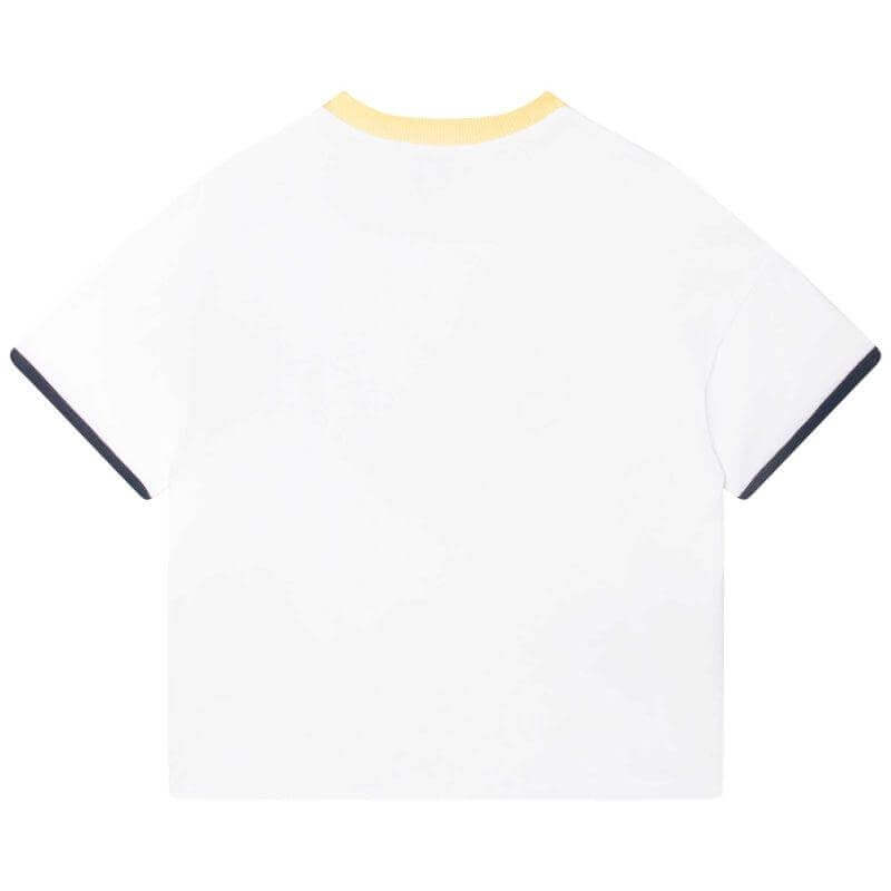 Kenzo Kids Boys White Tiger Logo T-Shirt Kenzo Kids Boys White Tiger Logo T-Shirt
