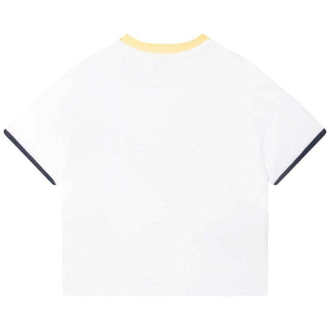 Kenzo Kids Boys White Tiger Logo T-Shirt Kenzo Kids Boys White Tiger Logo T-Shirt