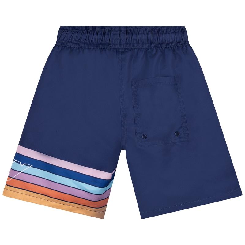 Lanvin Boys Navy Striped Swimming Shorts Lanvin Boys Navy Striped Swimming Shorts