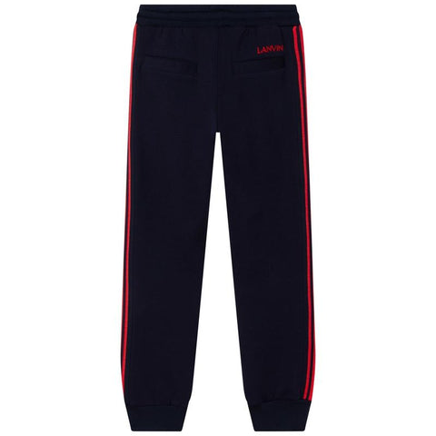 Lanvin Boys Black / Red Jogging Bottoms Lanvin Boys Black / Red Jogging Bottoms