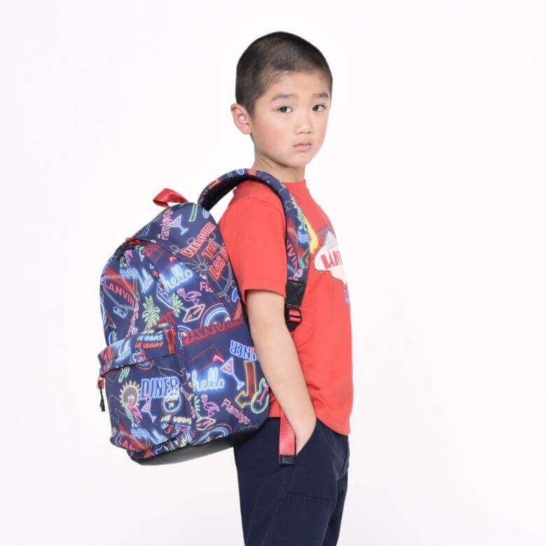 Lanvin Boys Red Las Vegas T-shirt Lanvin Boys Red Las Vegas T-shirt