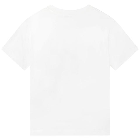 Lanvin Boys White Paris Short Sleeves T-Shirt Lanvin Boys White Paris Short Sleeves T-Shirt
