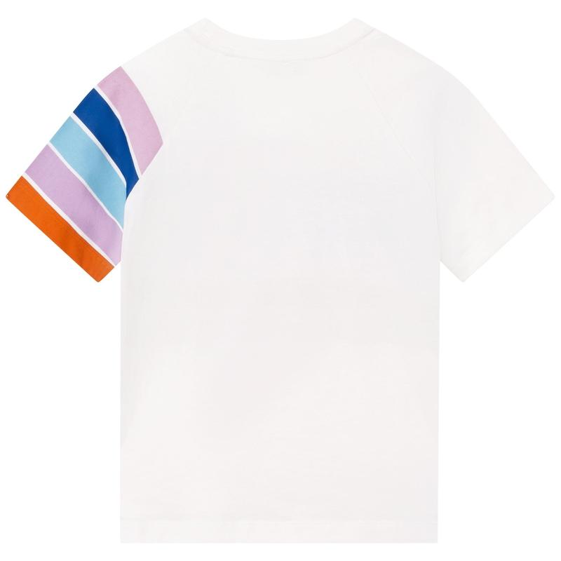 Lanvin Boys White Striped T-Shirt Lanvin Boys White Striped T-Shirt