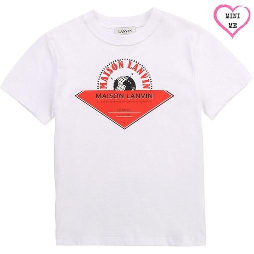 Lanvin Boys White T-shirt Lanvin Boys White T-shirt