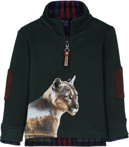 Lapin House Boys Printed Tiger Tracksuit Lapin House Boys Printed Tiger Tracksuit