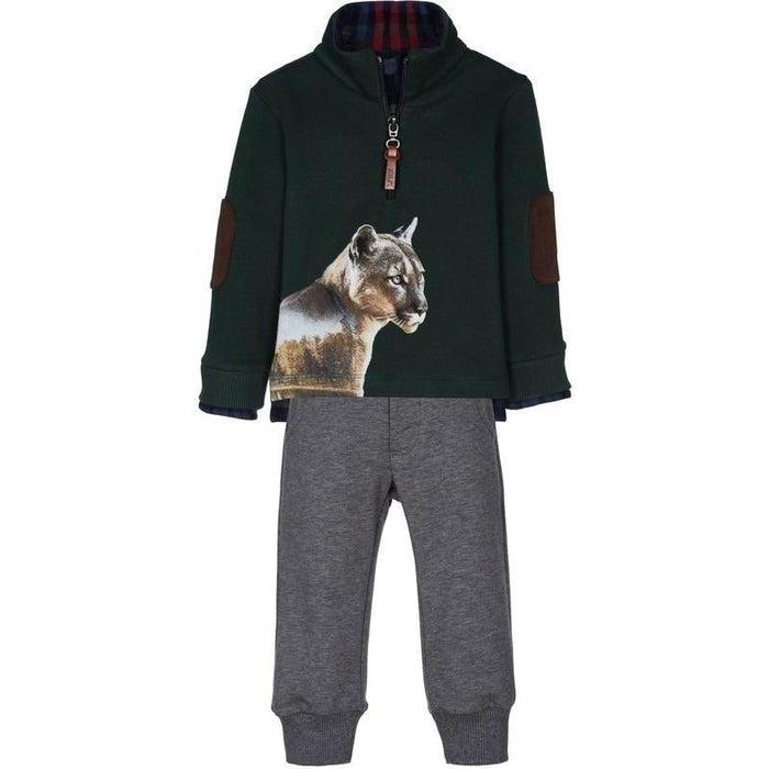 Lapin House Boys Printed Tiger Tracksuit Lapin House Boys Printed Tiger Tracksuit