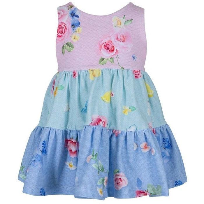 Lapin House Girls Multi Tiered Dress Lapin House Girls Multi Tiered Dress