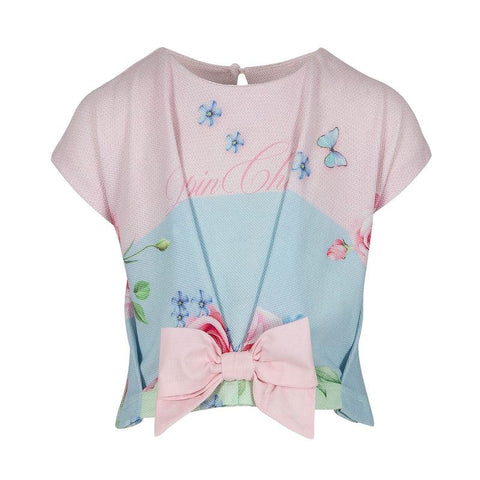 Lapin House Girls Pink Bow Legging Set Lapin House Girls Pink Bow Legging Set