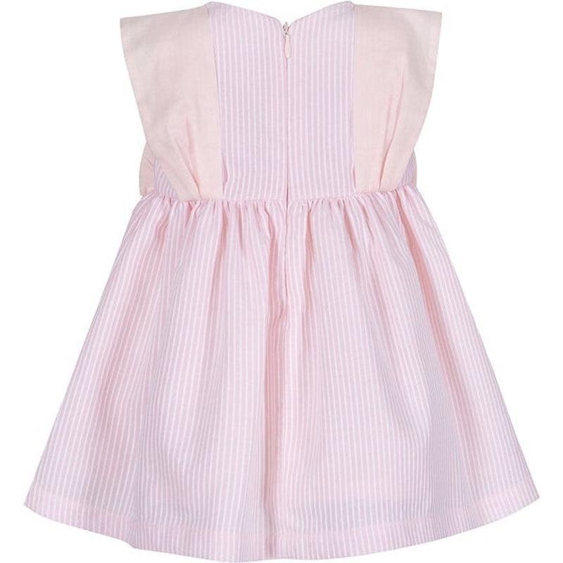Lapin House Girls Pink Dress Stripe With Bows Lapin House Girls Pink Dress Stripe With Bows